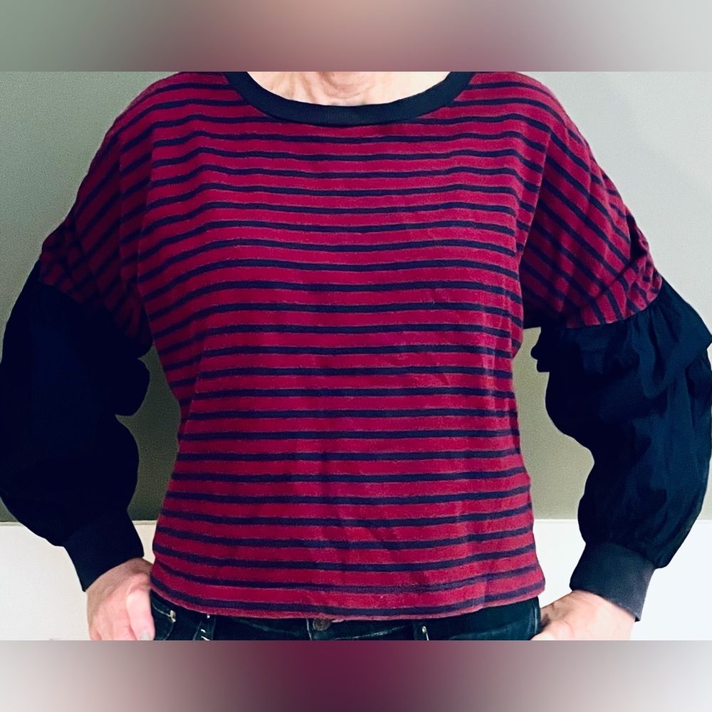 Kinly Mixed Media Shirt Size Large